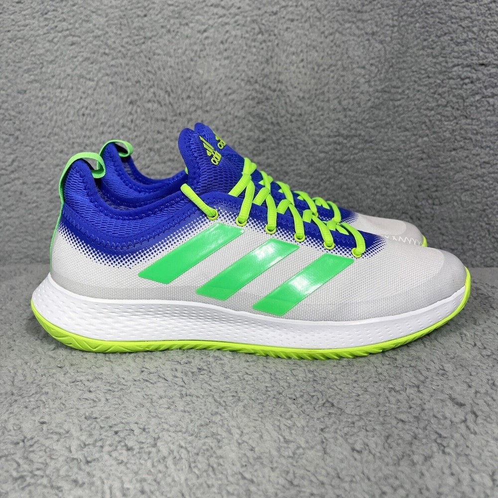 Adidas Defiant Generation Mens Size 8 Tennis Pickleball Shoes White Blue Green
